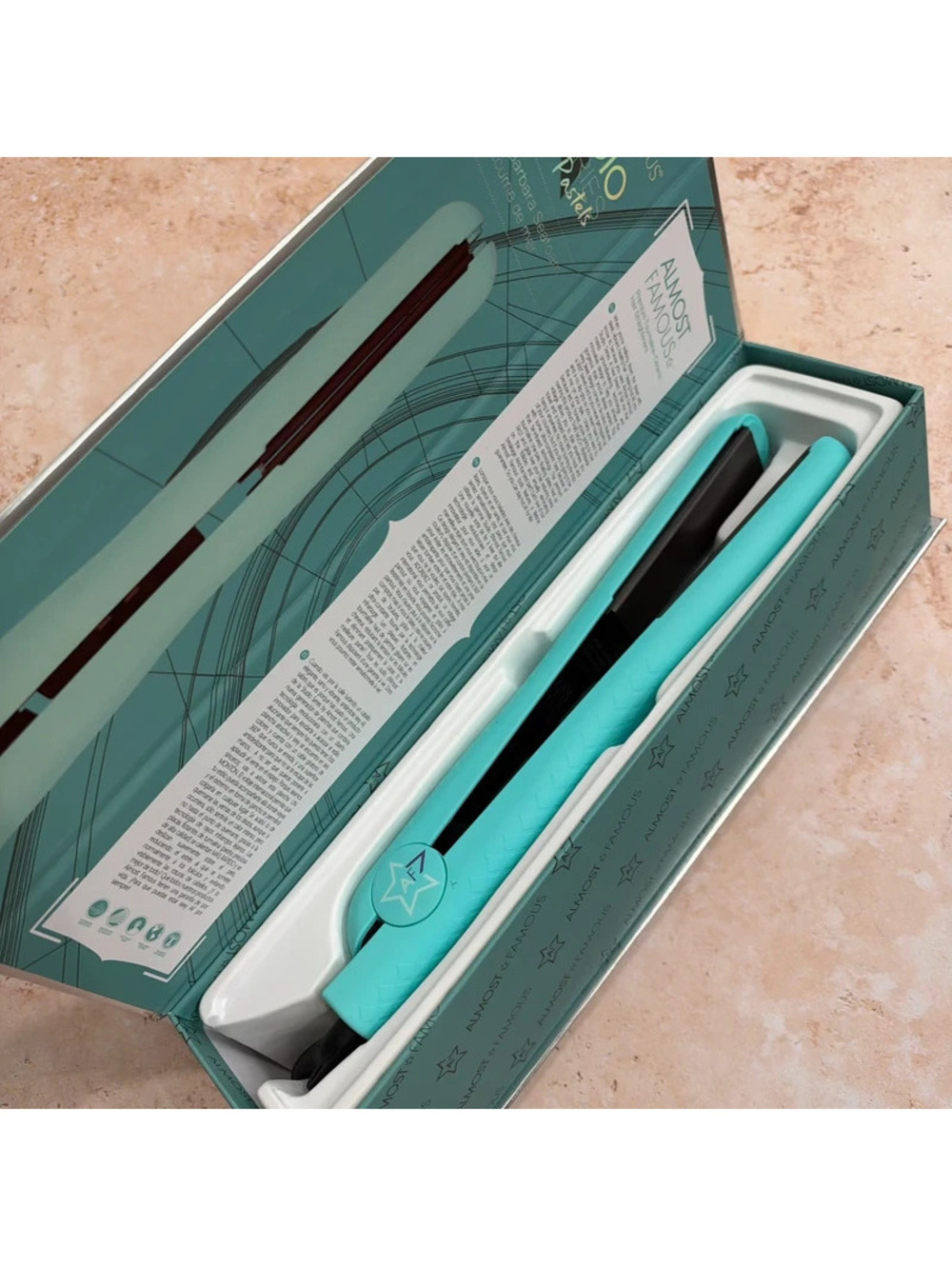 Almost Famous Studio Series Pastels Santa Barbara Seafoam Flat Iron